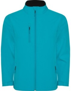 Softshell NEBRASKA Roly Compuesto De 2 Capas personalizada aguamarina