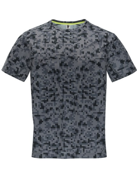  Camiseta técnica ASSEN Roly pixel negro