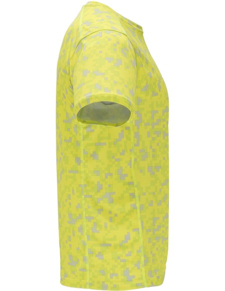  Camiseta técnica ASSEN Roly pixel amarillo fluor