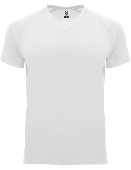  Camiseta técnica Roly BAHRAIN blanco