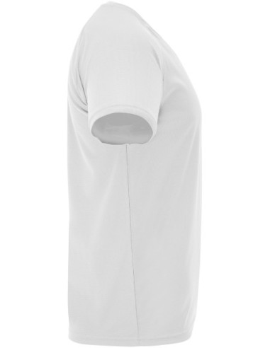  Camiseta técnica Roly BAHRAIN blanco