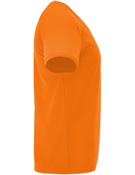  Camiseta técnica Roly BAHRAIN naranja fluor
