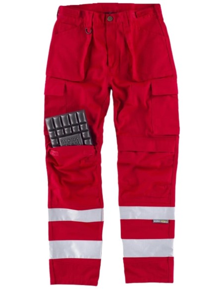 Pantalon fluor rojo