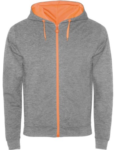  Sudadera FUJI Roly gris/naranja fluor