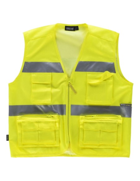Chaleco fluor amarillo a.v.