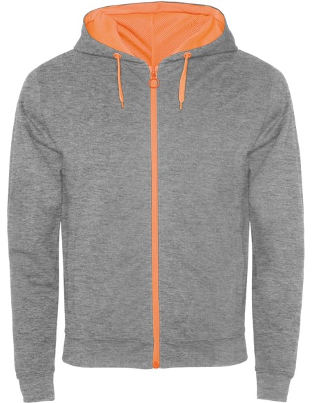  Sudadera FUJI Roly gris/naranja fluor