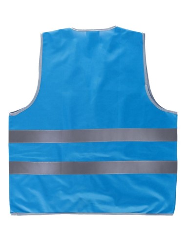  Chaleco fluor azul