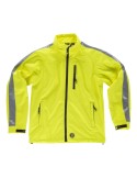 Chaquetas Workshell fluor cortavientos reflectantes