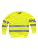 Sudadera AV cuello redondo con cintas reflectantes