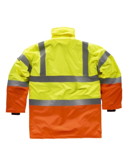  Parka fluor amarillo a.v.  naranja a.v.