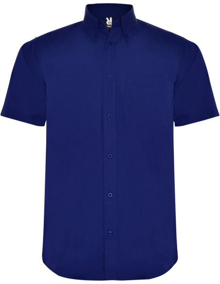  Camisa AIFOS Roly manga corta azulina