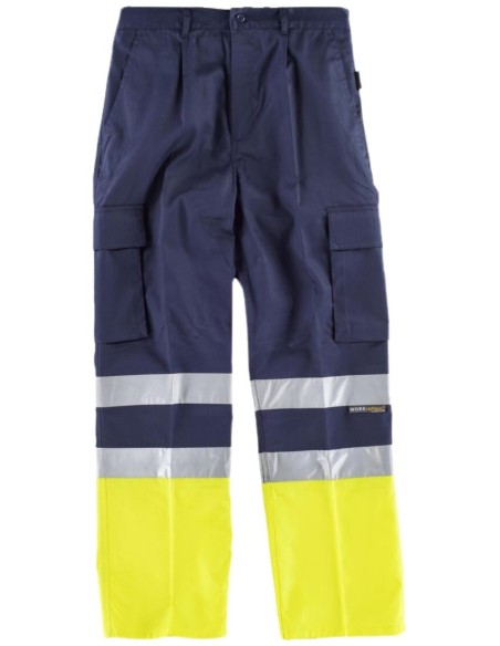 Pantalon fluor marino amarillo a.v.