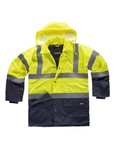 Parka fluor amarillo a.v. marino