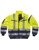 Chaqueta alta visibilidad Piloto Fluor acolchada e impermeable