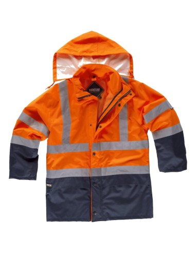  Parka fluor marino naranja a.v.
