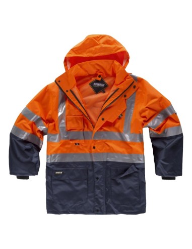  Parka fluor marino naranja a.v.
