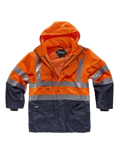  Parka fluor marino naranja a.v.
