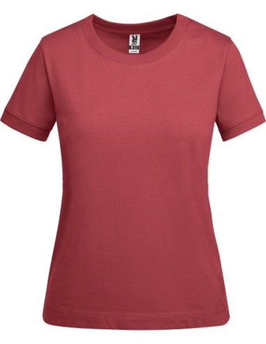  Camiseta VEZA WOMAN Roly rojo crisantemo