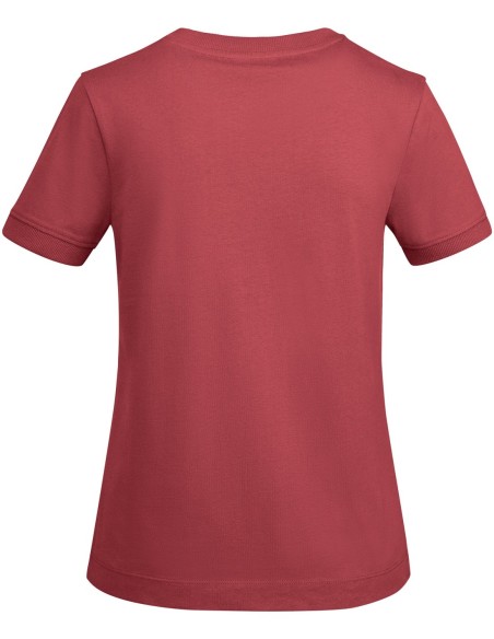 Camiseta VEZA WOMAN Roly rojo crisantemo