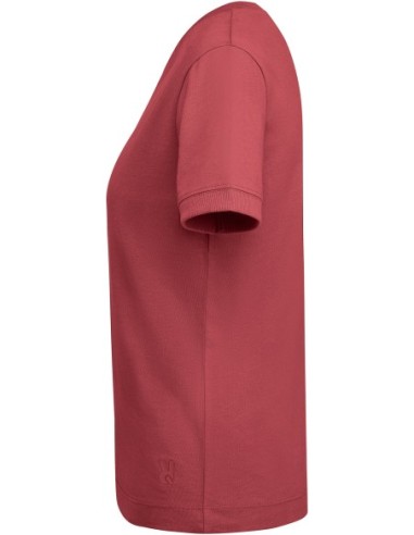  Camiseta VEZA WOMAN Roly rojo crisantemo