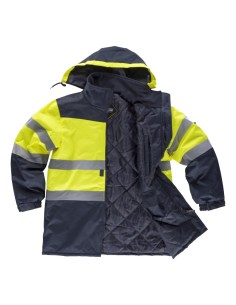 Parka fluor amarillo a.v. marino
