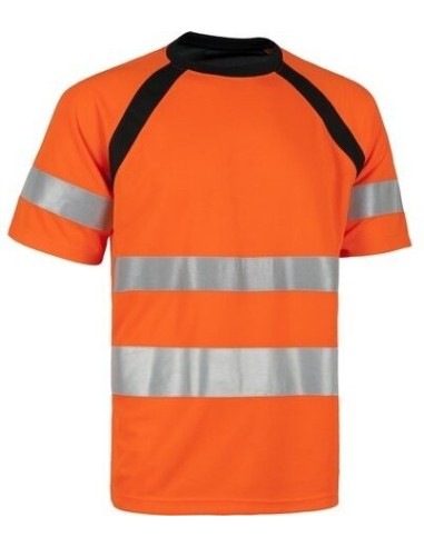  Camiseta de poliester combinada de alta visibildad