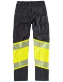 Pantalones de trabajo reflectantes bicolor Nisporeni elásticos