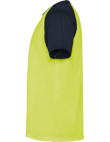  Camiseta INDIANAPOLIS Roly amarillo fluor/marino
