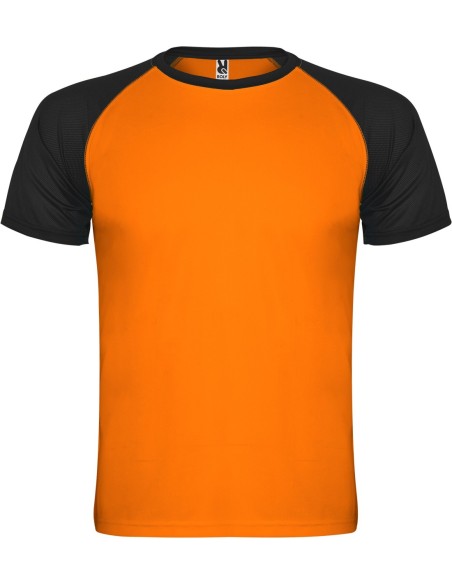  Camiseta INDIANAPOLIS Roly naranja fluor/negro