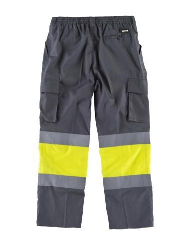  Pantalon fluor gris amarillo a.v.