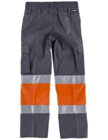  Pantalon fluor gris naranja a.v.