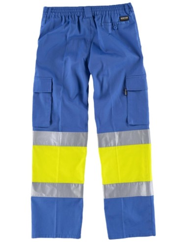  Pantalon fluor celeste amarillo a.v.