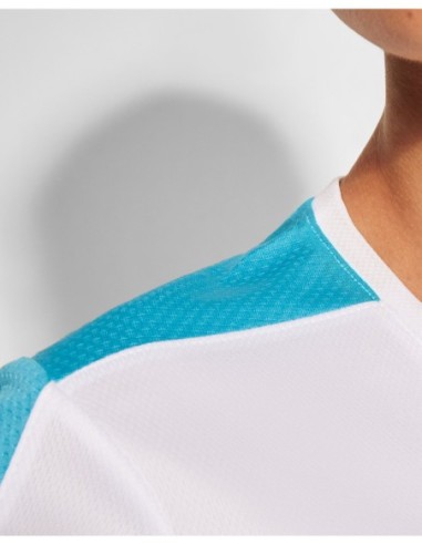  Camiseta SUZUKA Roly blanco/turquesa