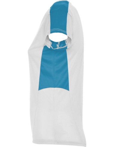  Camiseta SUZUKA Roly blanco/turquesa