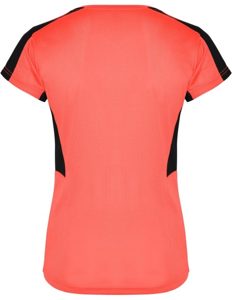  Camiseta SUZUKA Roly coral fluor/negro