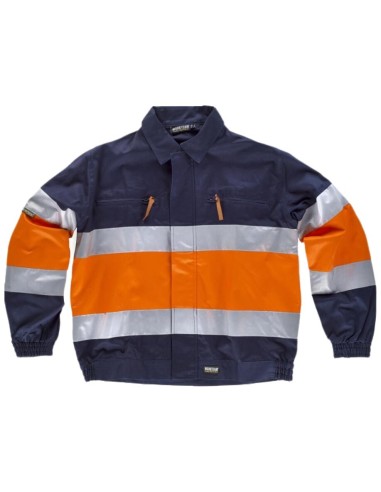 Cazadora fluor marino naranja a.v.