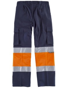Pantalon fluor marino naranja a.v.