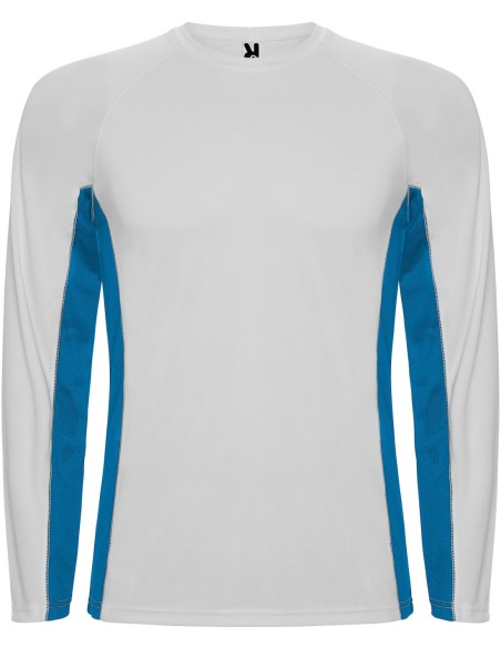 Camiseta Roly SHANGHAI T/S blanco/royal