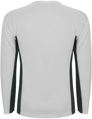  Camiseta Roly SHANGHAI T/S blanco/plomo oscuro