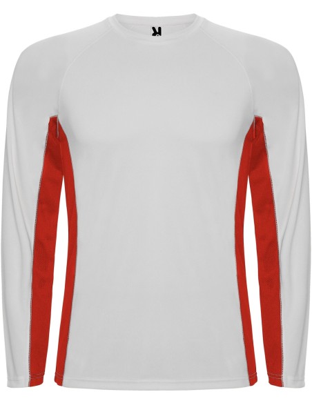  Camiseta Roly SHANGHAI T/S blanco/rojo