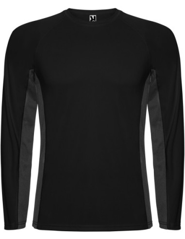  Camiseta Roly SHANGHAI T/S negro/plomo oscuro