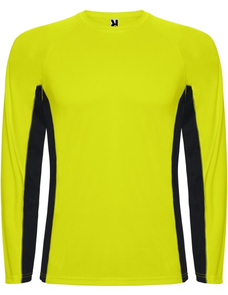  Camiseta Roly SHANGHAI T/S amarillo fluor/negro
