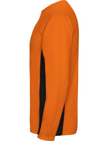  Camiseta Roly SHANGHAI T/S naranja fluor/negro