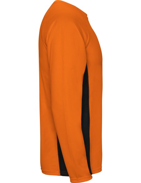  Camiseta Roly SHANGHAI T/S naranja fluor/negro