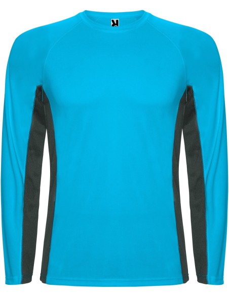  Camiseta Roly SHANGHAI T/S turquesa/plomo oscuro