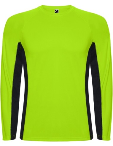  Camiseta Roly SHANGHAI T/S verde fluor/negro