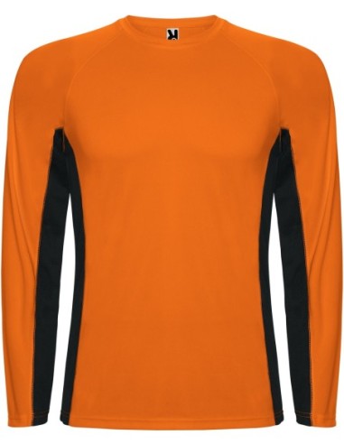  Camiseta Roly SHANGHAI T/S naranja fluor/negro