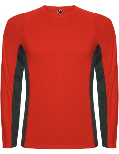  Camiseta Roly SHANGHAI T/S rojo/plomo oscuro
