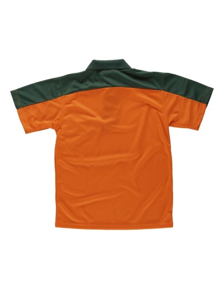  Polo fluor verde naranja av