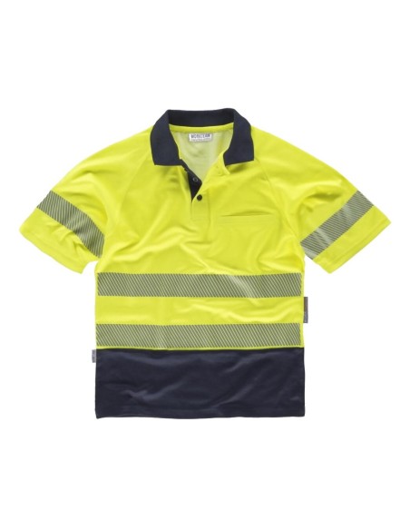  Polo fluor amarillo a.v. marino